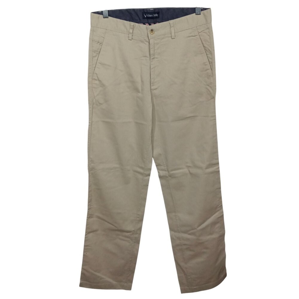 Allen Solly Pants Mens 30 Beige Chinos Neo Fit Cotton Office Casual Golf 36x30